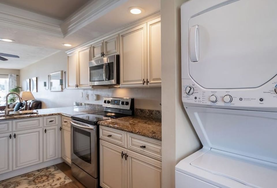 Kitchen with laundry
