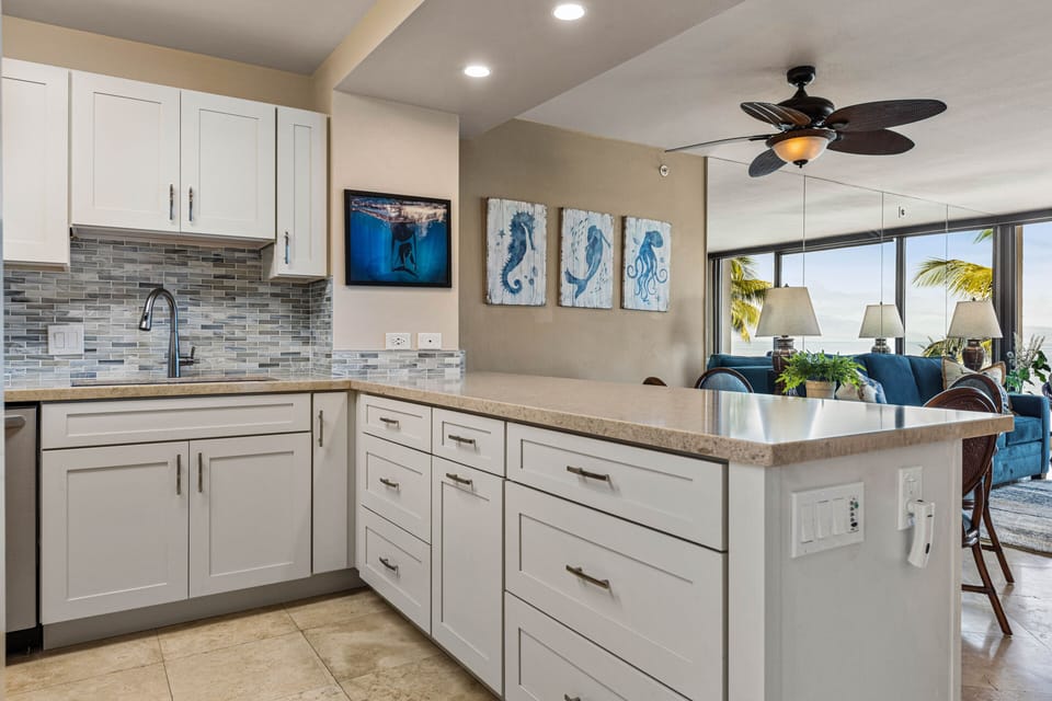 Ample kitchen storage