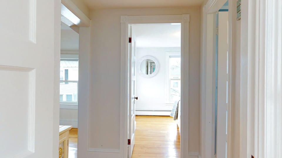 Landing on the second floor | Doorway to the second bedroom