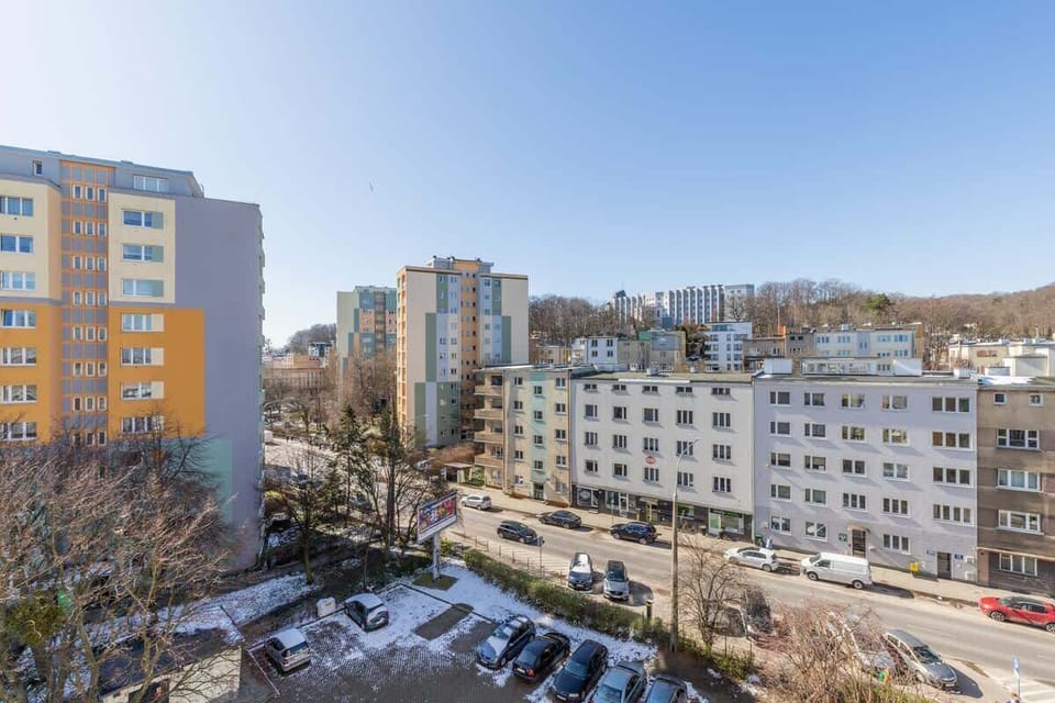 The apartment's surroundings. 