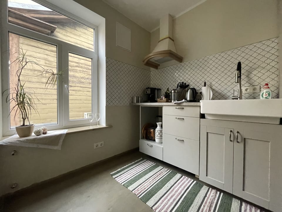 Apartment | Private kitchen | Fridge, microwave, espresso maker, coffee/tea maker