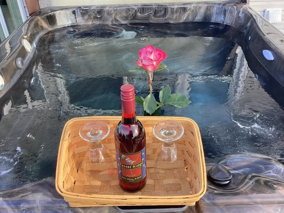 Looking for a romantic getaway? Stay at our home with private hot tub!