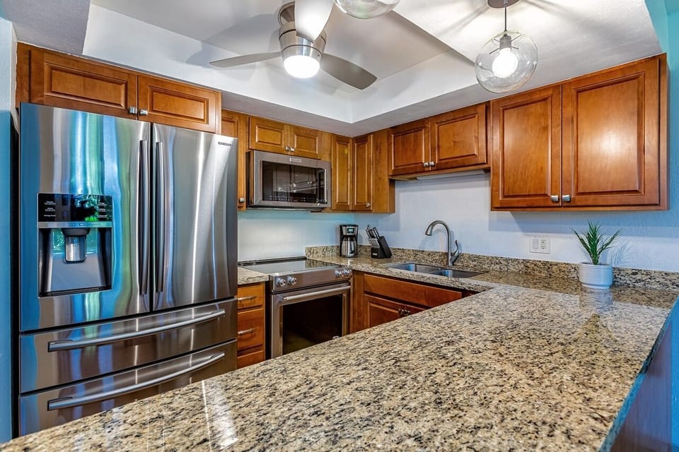 Condo, 2 Bedrooms | Private kitchen | Coffee/tea maker, fridge, oven, toaster