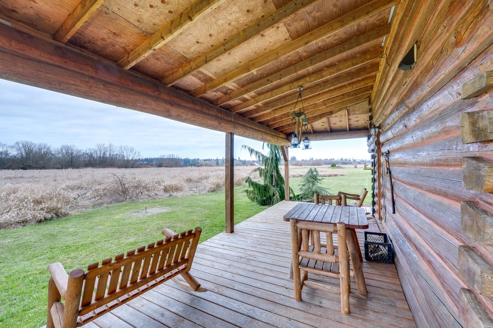 Wraparound Porch | Countryside Views | Open Yard