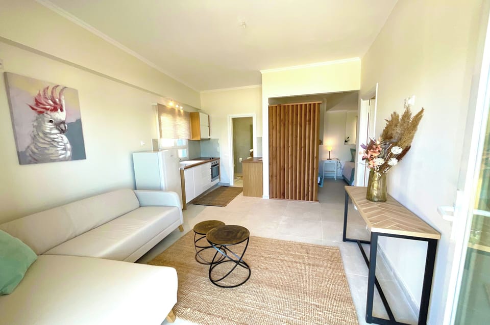 Apartment, 2 Bedrooms, Smoking, Balcony | Living area