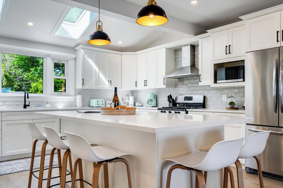 Cook in a kitchen built for gathering. 