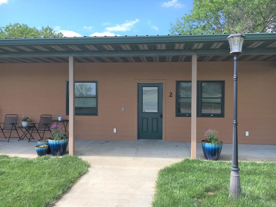 Entrance to cabin 2