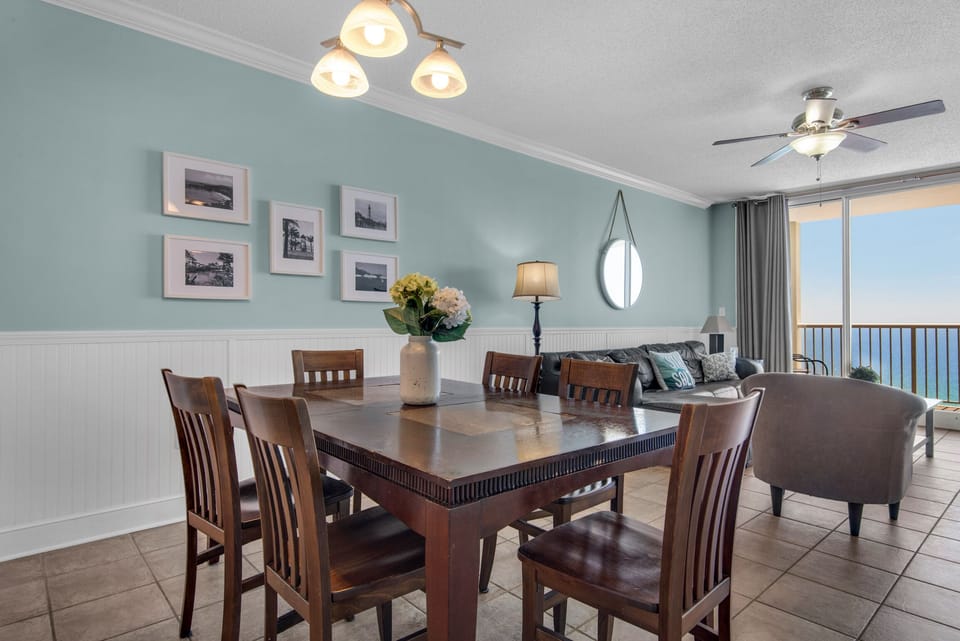 Dining to living room