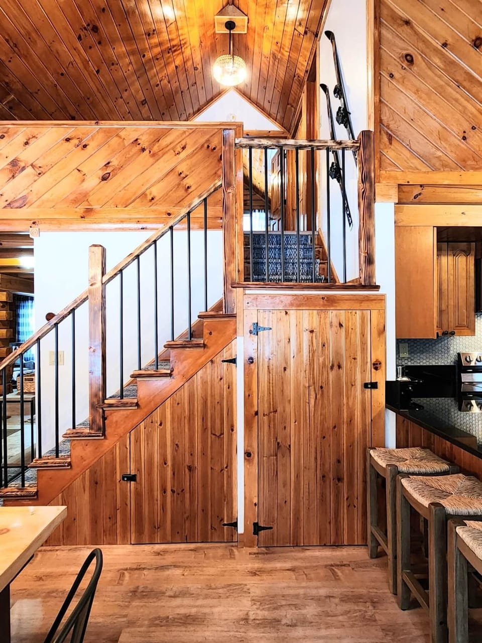 Stairs to second floor