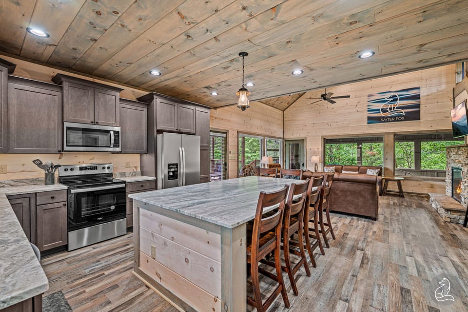 Open concept living space