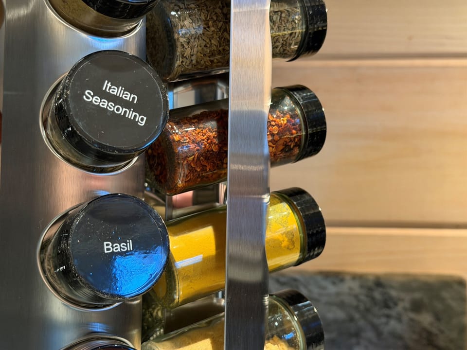Spices for you in the kitchen.