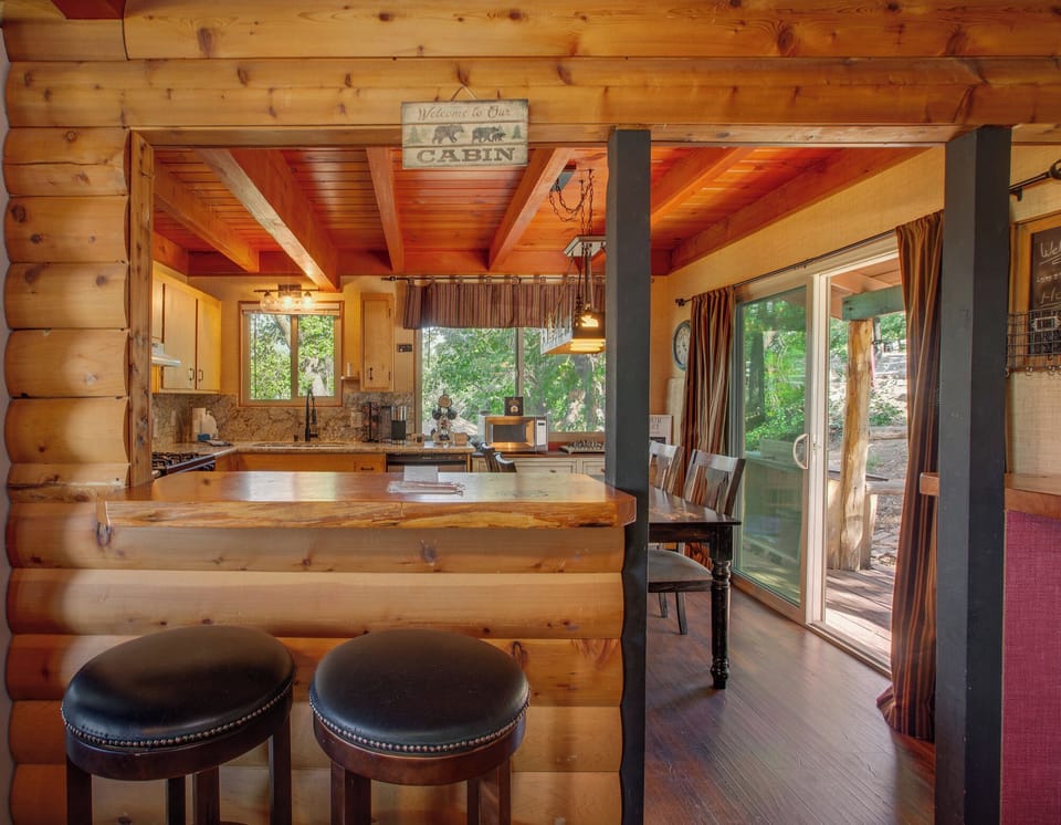 Enjoy the breakfast nook to the living room and kitchen.