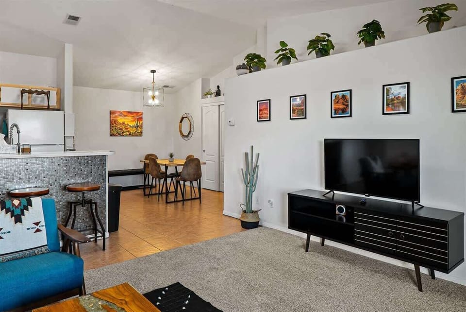 Open plan living area