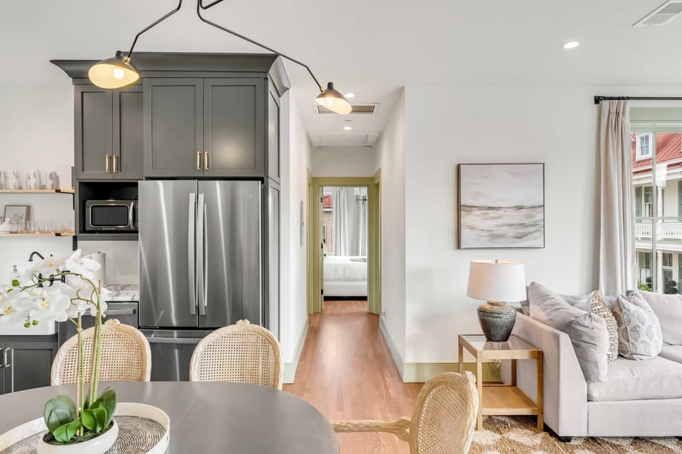 Living, Dining, Kitchen, & Laundry