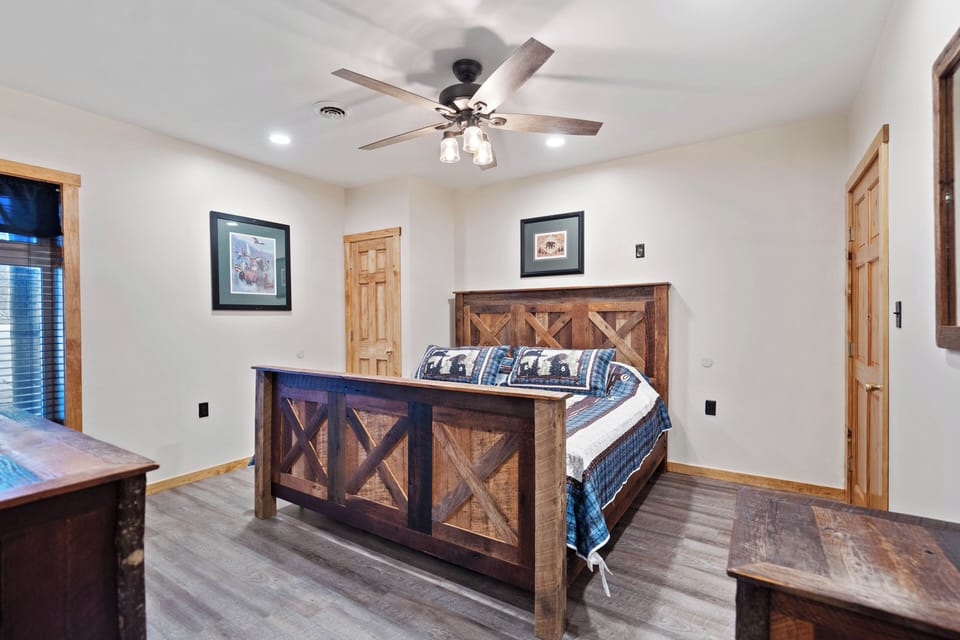 Bedroom 1- Queen bed - Linens provided and professionally cleaned.