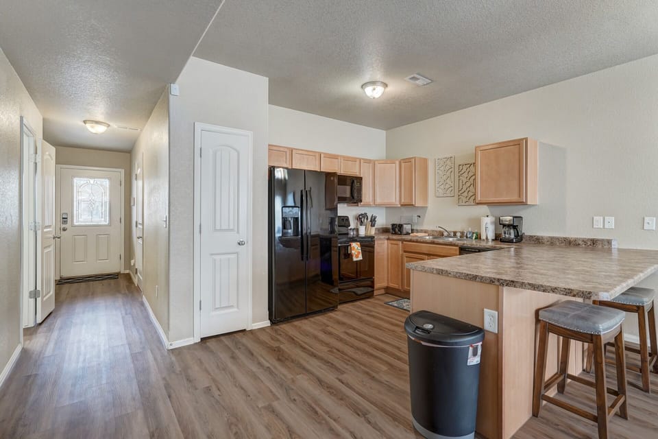 Main Entrance and kitchen