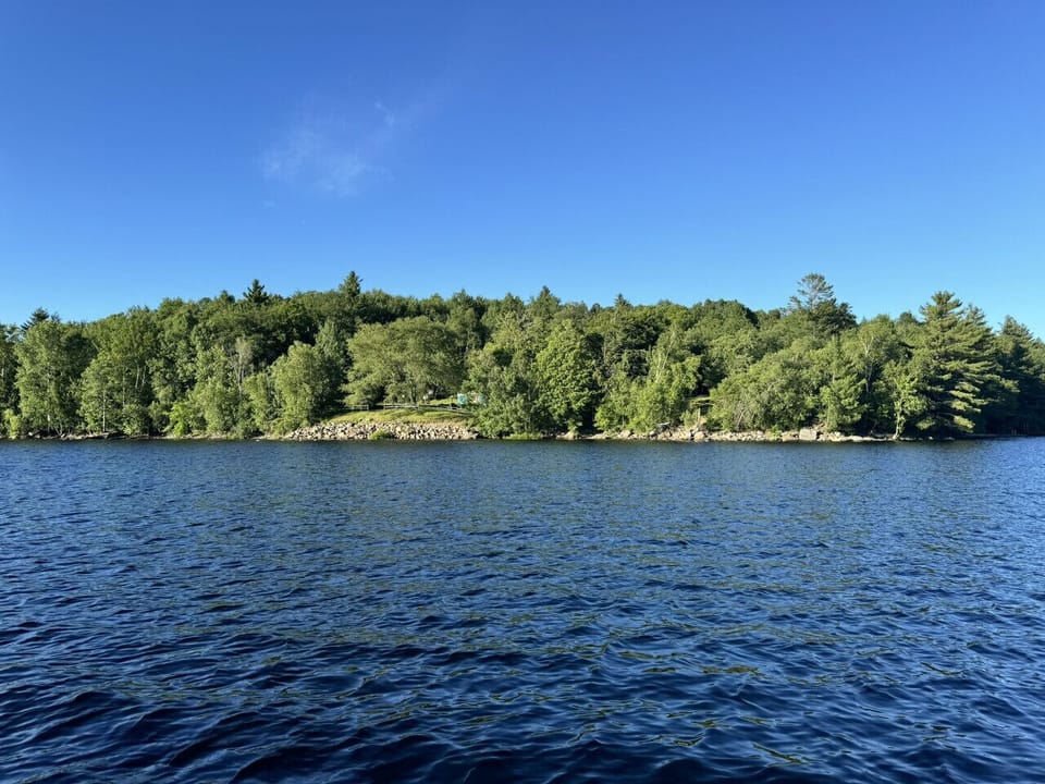 Summertime at the lake- Walking path to the lake