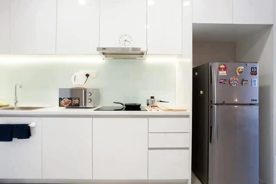 A well equipped kitchen