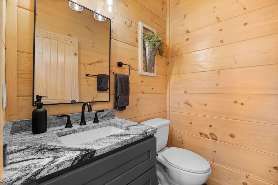 1st level half bath