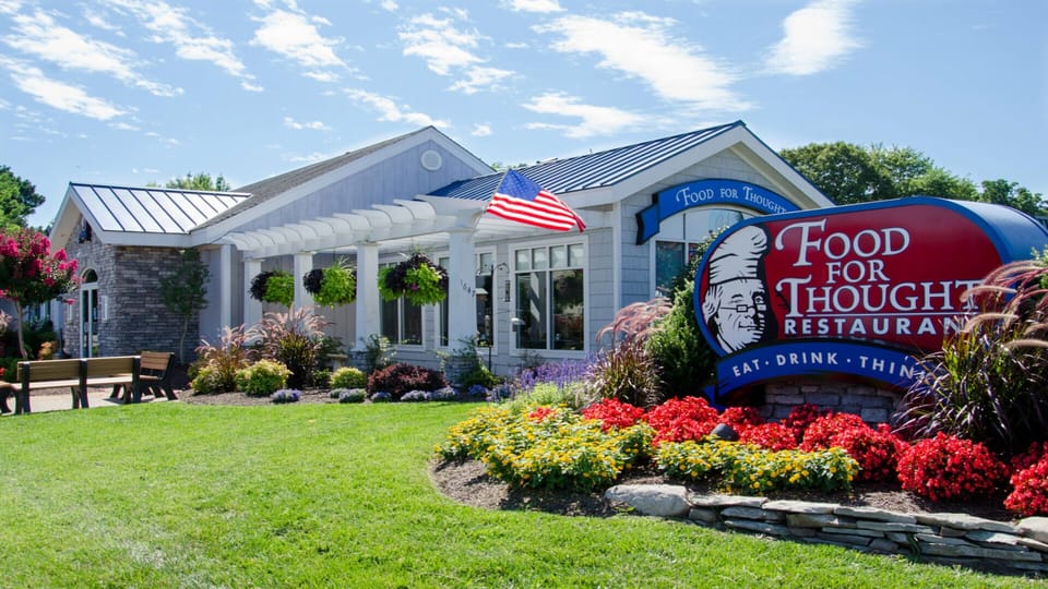Food For Thought Restaurant positive and enjoyable dining experience. 4 miles.