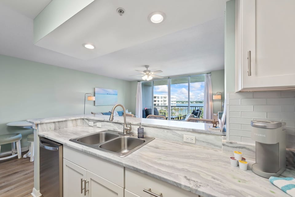 Open concept keeps everyone connected.