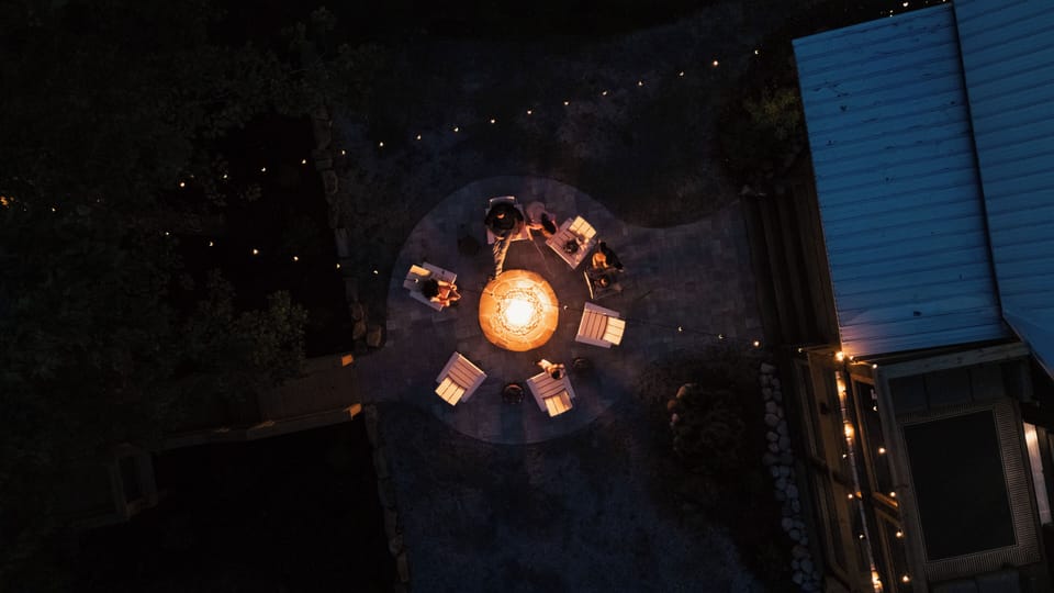 Fire Pit at Night