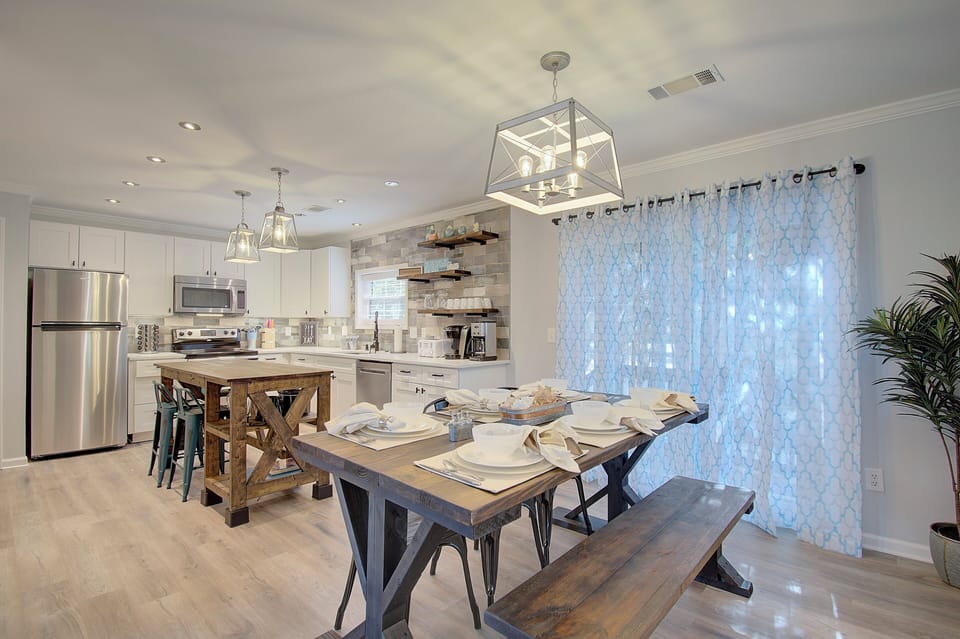 Ample Seating for the Family.