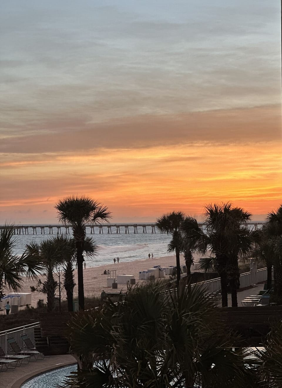 Sunset on the Balcony - Beachfront.