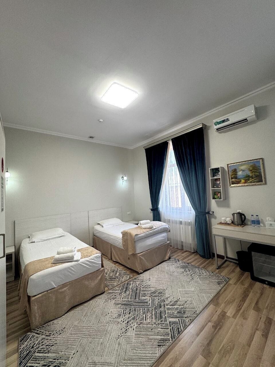 Superior Twin Room | Premium bedding, desk, laptop workspace, iron/ironing board