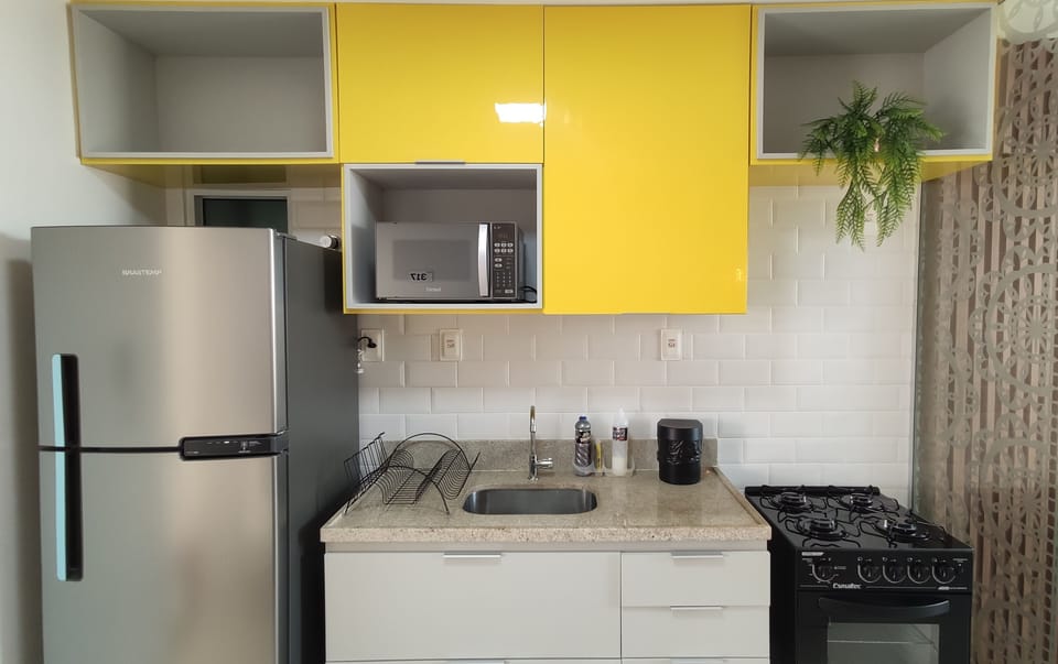 Apartment | Private kitchen | Microwave, oven, blender, cookware/dishes/utensils