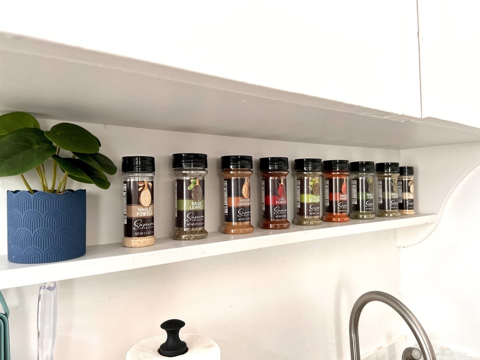Basic spices provided