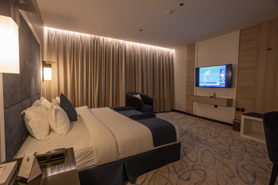 In-room safe, blackout drapes, iron/ironing board (on request)