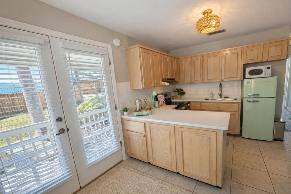 Cozy second kitchen ideal for coffee, snacks, and group meals.
