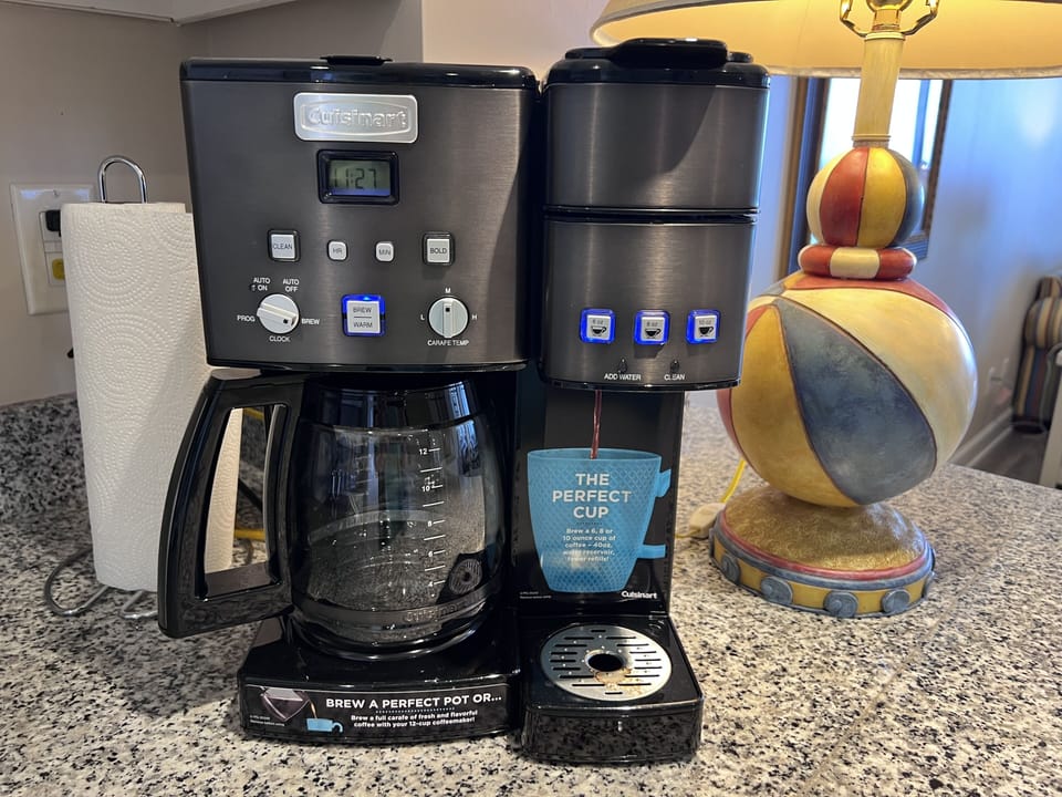 Brew Full Pot or K-Cups
