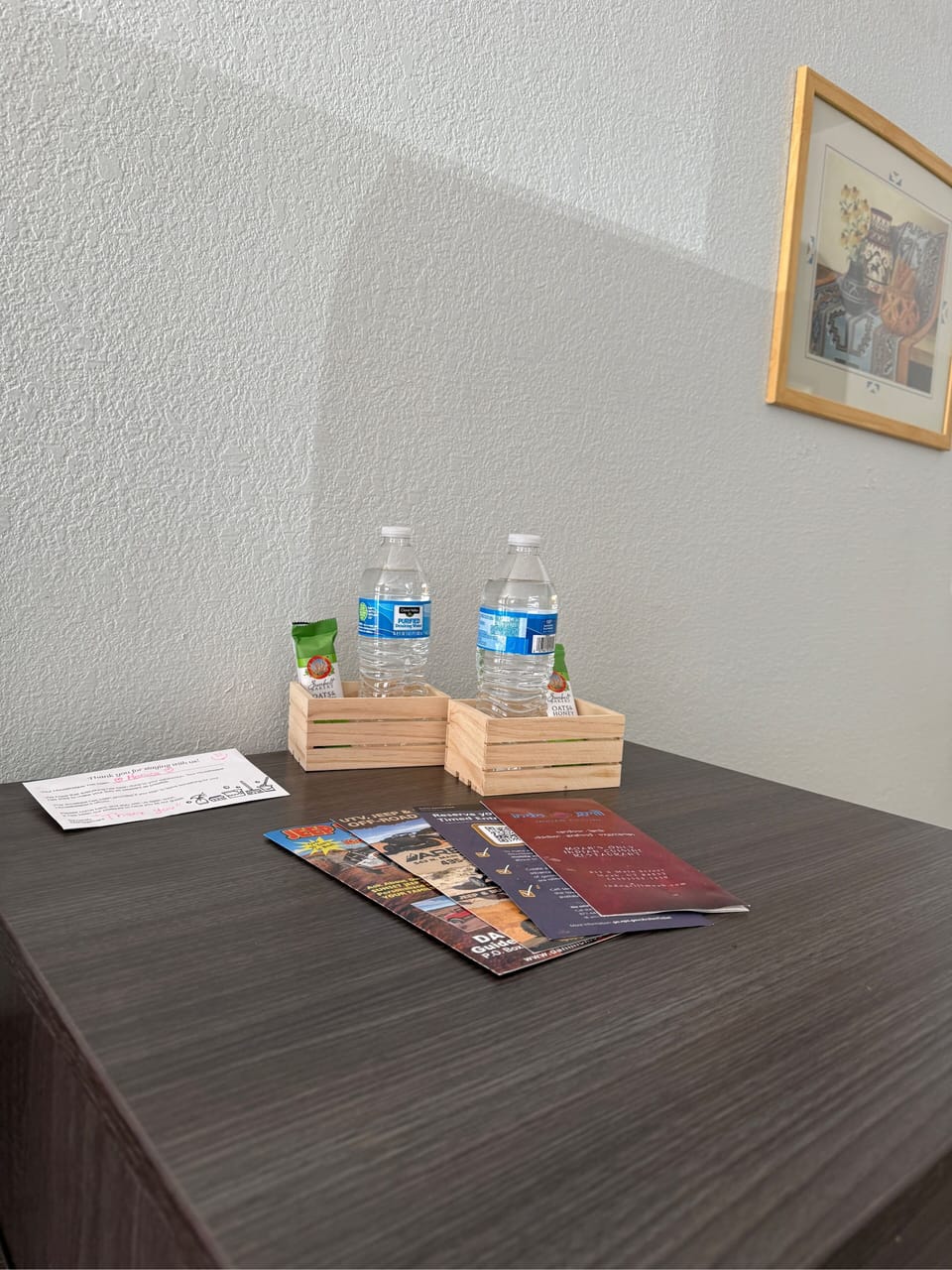 Desk, laptop workspace, iron/ironing board, free WiFi