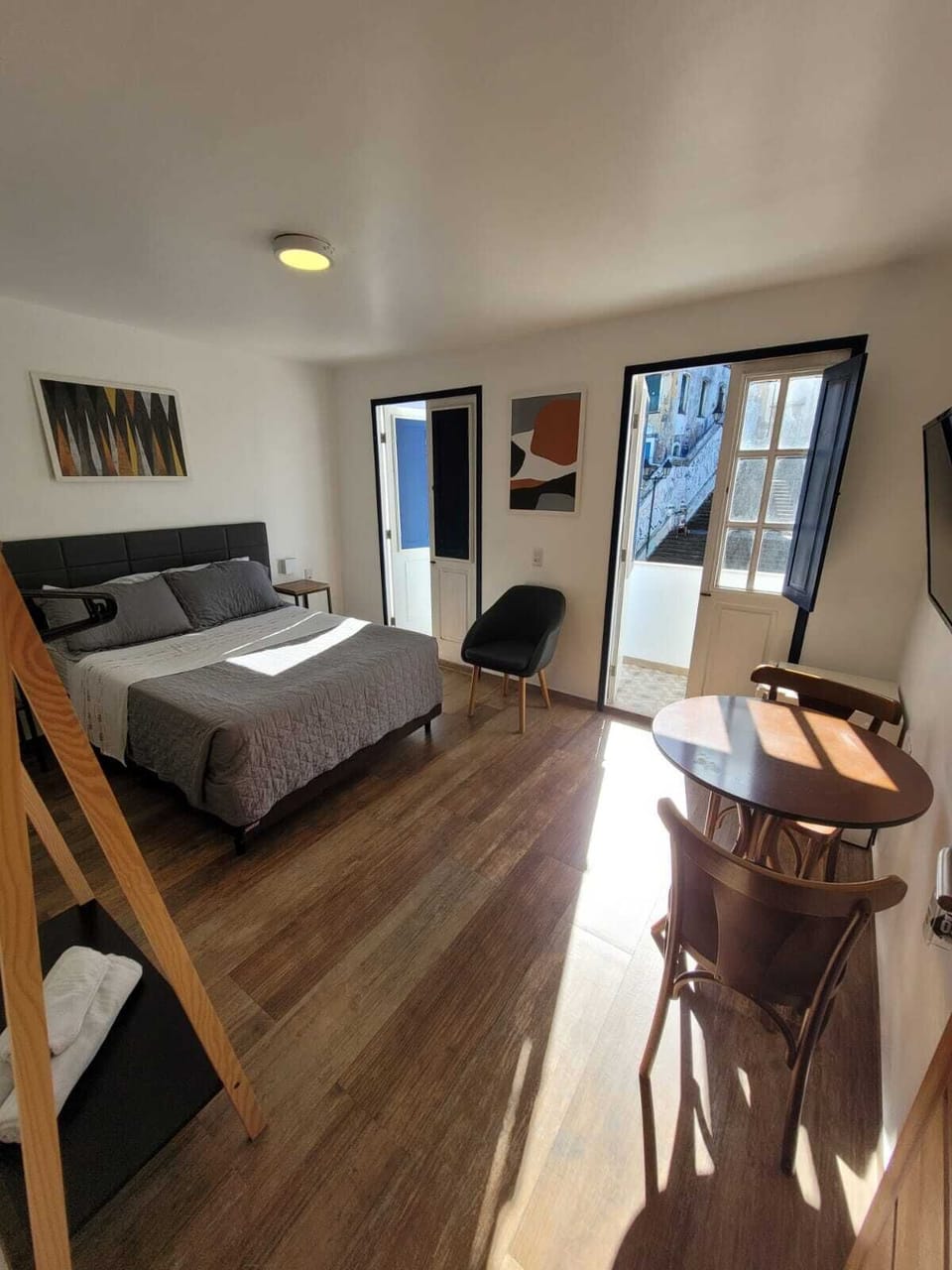 Standard Double Room | Desk, laptop workspace, blackout drapes, iron/ironing board