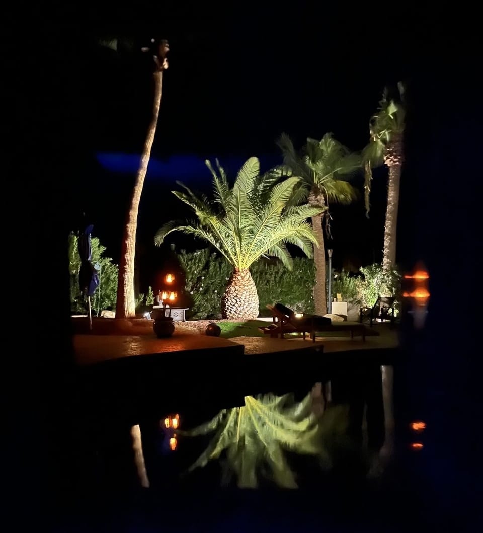Evening pool 
