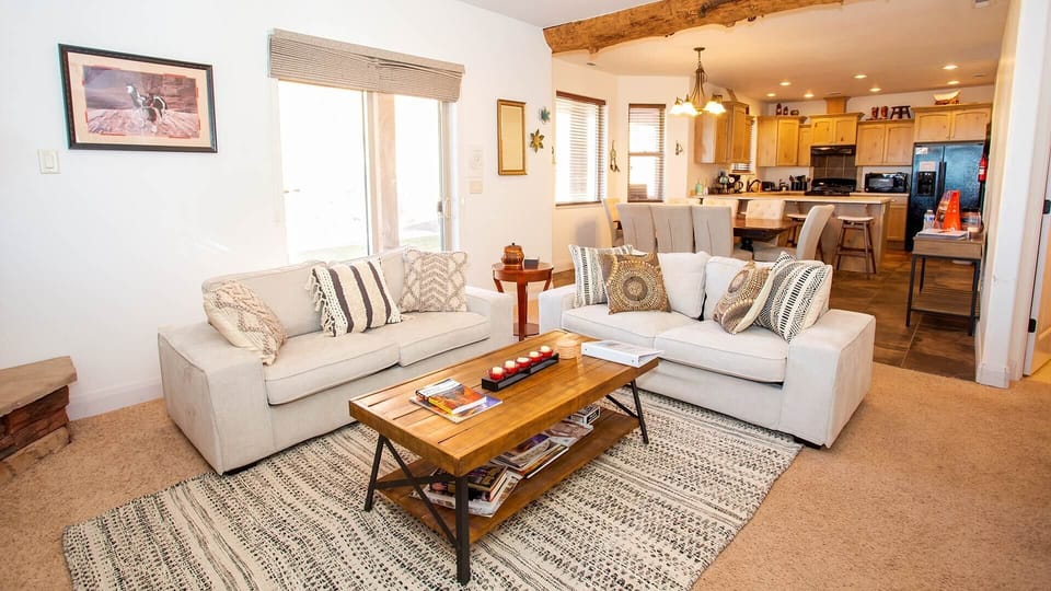 The open floor plan makes everything convenient, comfortable, and within easy reach.