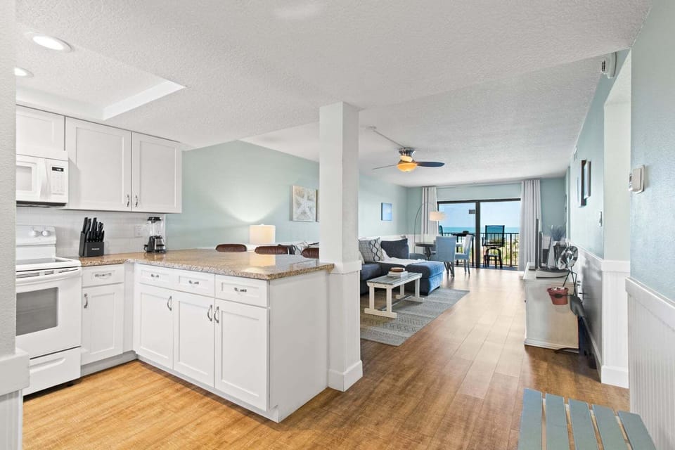 Spacious open-concept layout
