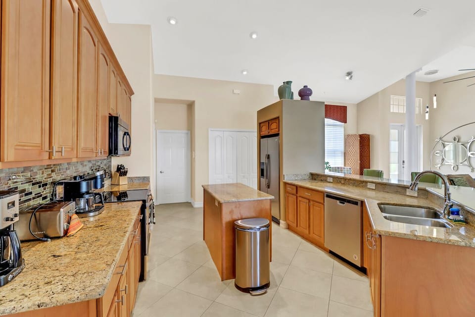 Kitchen towards Garage view