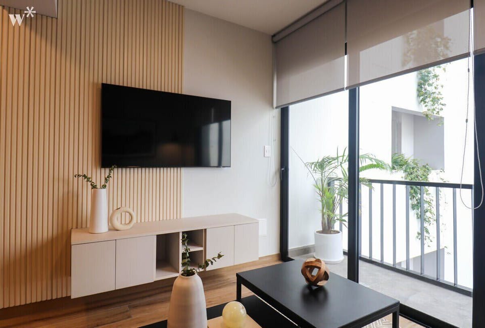 Living  room with smart tv