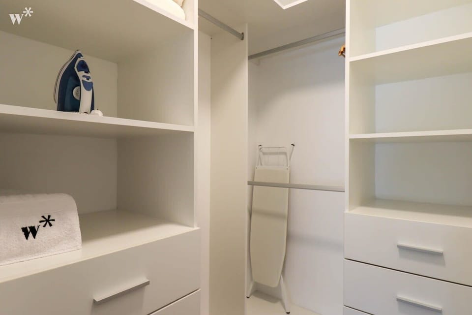 Closet with essentials