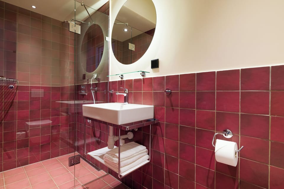 Standard Room | Bathroom | Shower, rainfall showerhead, eco-friendly toiletries, hair dryer