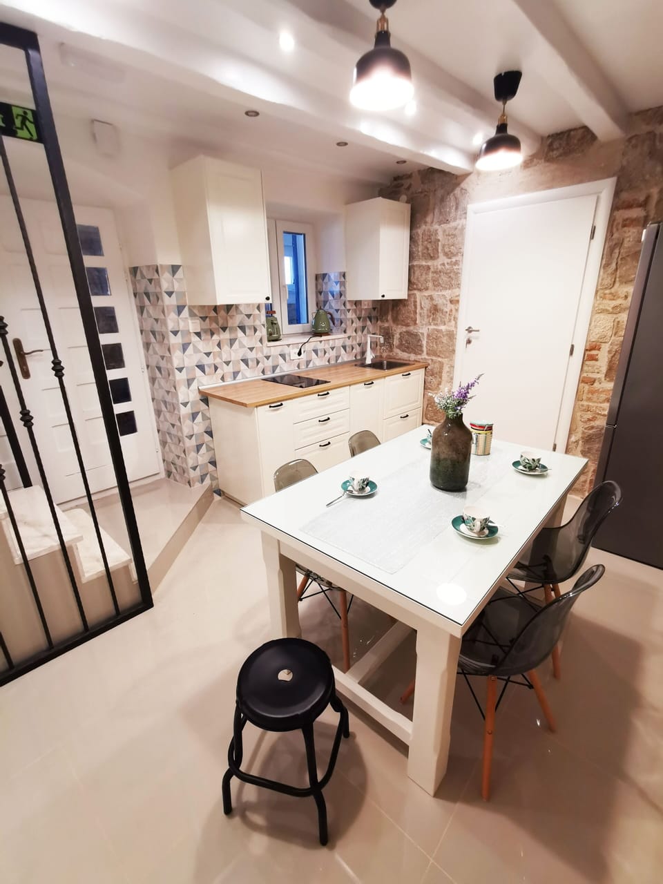 City Villa, 3 Bedrooms, Kitchen | Living area | 40-inch LED TV with digital channels, TV, tablet