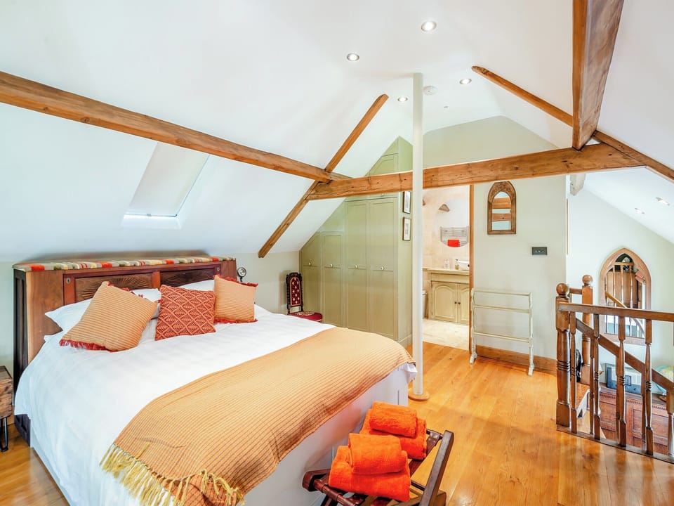 Double bedroom | The Old Parish Hall, Rickling Green, near Saffron Walden