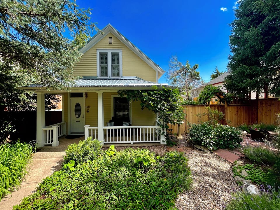 Front of the house. 