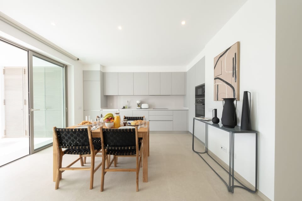 Dining table and Kitchen