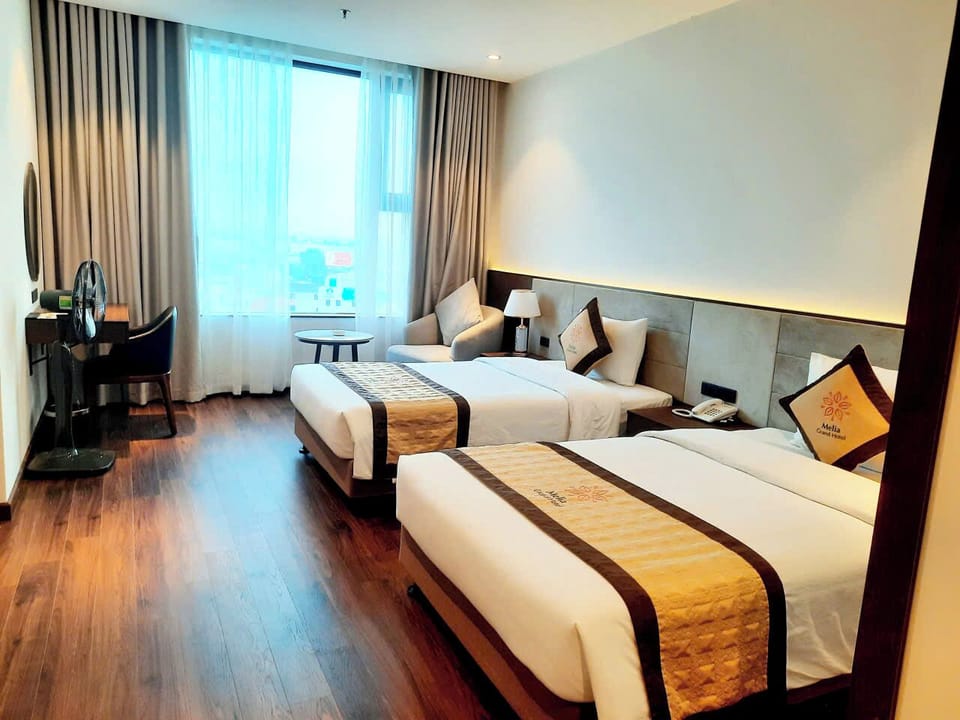 Deluxe Twin Room | In-room safe, free WiFi, bed sheets