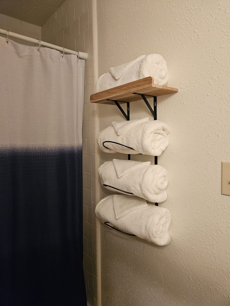 main bathroom towel bar