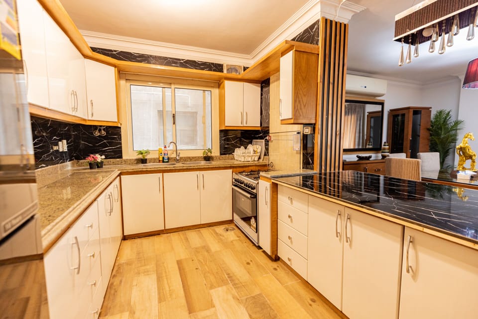Comfort Apartment | Private kitchen | Full-size fridge, microwave, oven, dishwasher